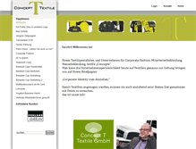 Tablet Screenshot of concept-t-textile.com